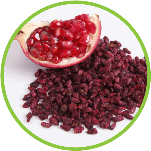 Pomegranate Exotic Super Fruit - Pomegranate (562x562), Png Download