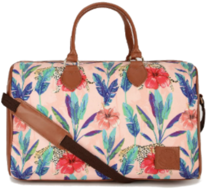Koovs Floral Duffle Bag - Stylish Duffle Bags Online India (450x450), Png Download