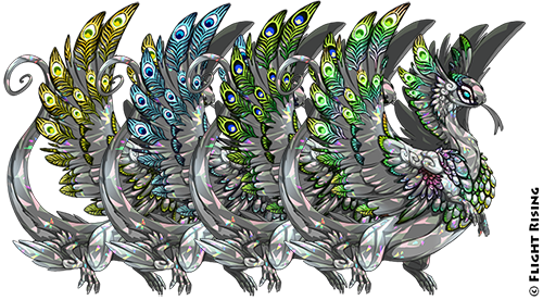 Scorpion Peacock // Azure Peacock // Parda Peacock - Electric Ray (500x276), Png Download