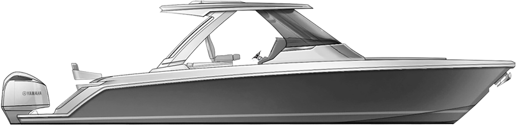 Ls Series - Tiara 34 Ls (1098x300), Png Download