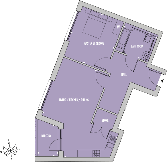 3rd Floor - Floor Plan (1200x680), Png Download