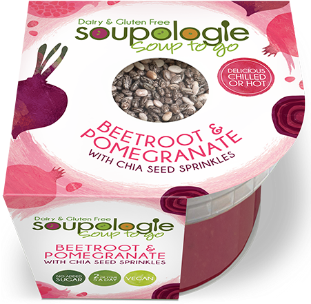 400g Beetroot & Pomegranate - Soup (450x450), Png Download