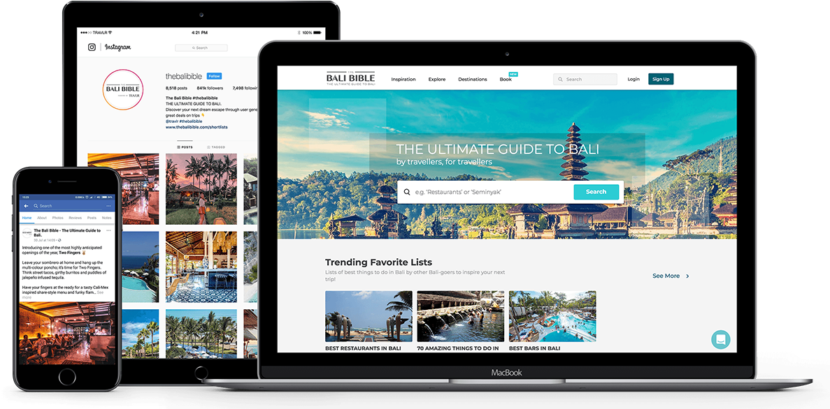 Advertise On Bali's Most Popular Travel Platform - Led-backlit Lcd Display (1200x610), Png Download