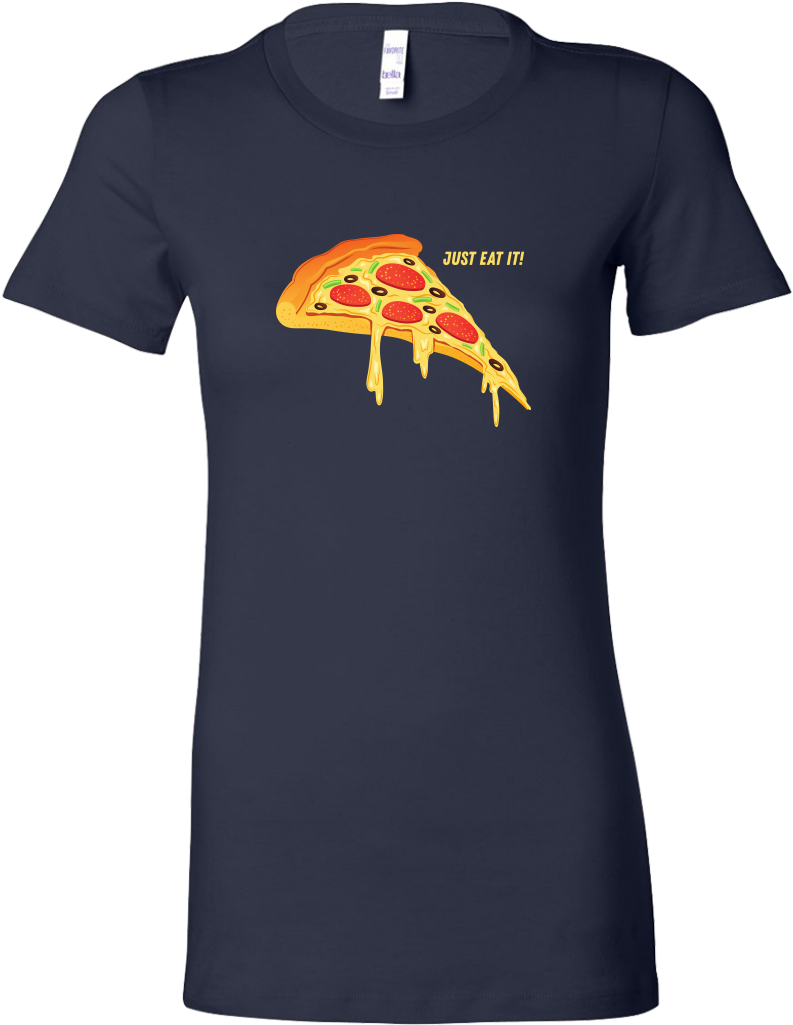 Womens Shirt Just Eat It Pizza T-shirt Buy Now - Women's Fortnite T Shirt (1024x1024), Png Download