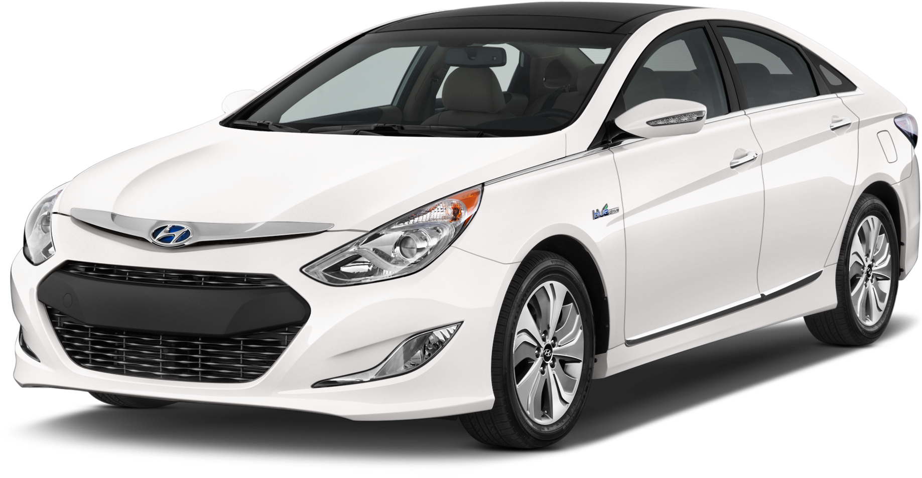 Hybrid Car Png - 2015 Hyundai Sonata Hybrid White (2048x1360), Png Download
