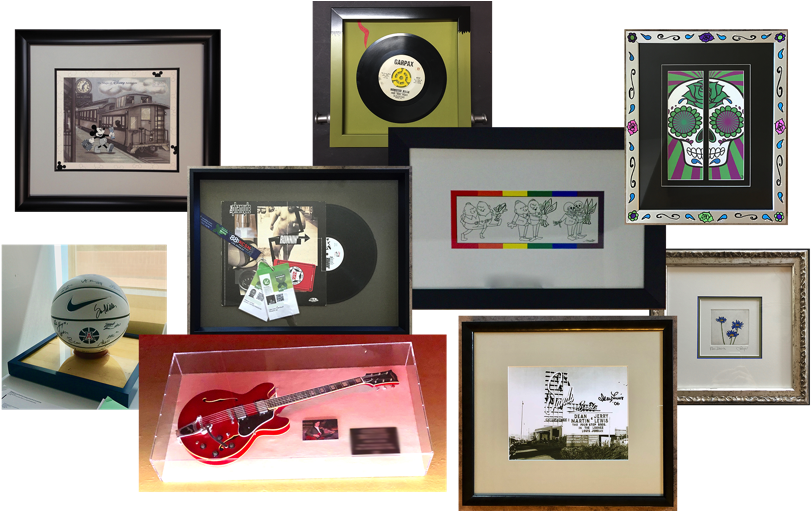 Collage Of Framed Art And Collectibles - Pima Frame (840x510), Png Download