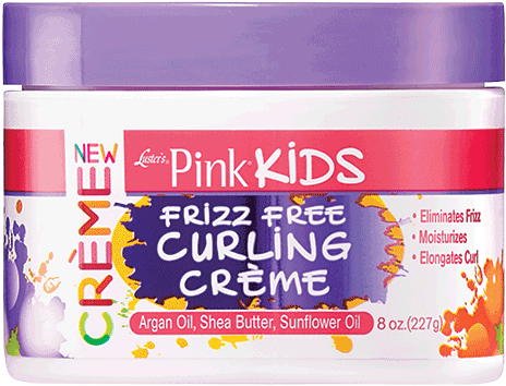 Pink® Kids Frizz Free Curling Creme - Luster's Pink Kids Frizz Free Curling Creme 8 Oz (500x500), Png Download