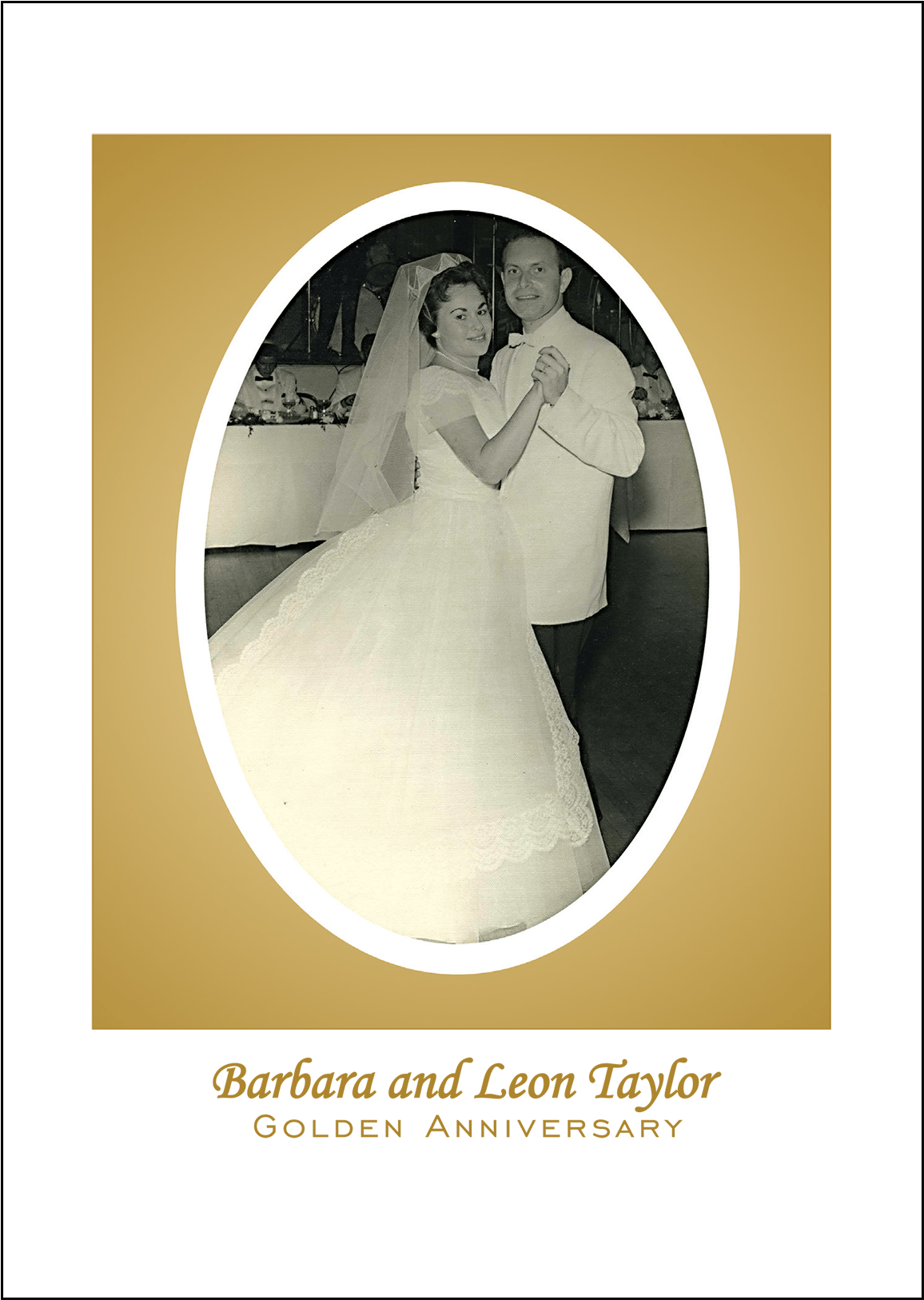 Cover Of 50th Wedding Anniversary Party Invitation - Poster (1660x1660), Png Download