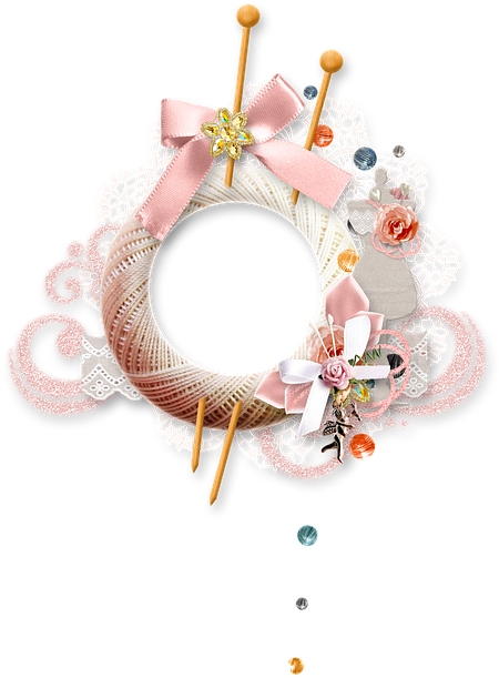 Frame, Photo Frame, Photoshop, Digital Frame, Handmade - Рамка Для Фотошопа Png Вязание (480x640), Png Download