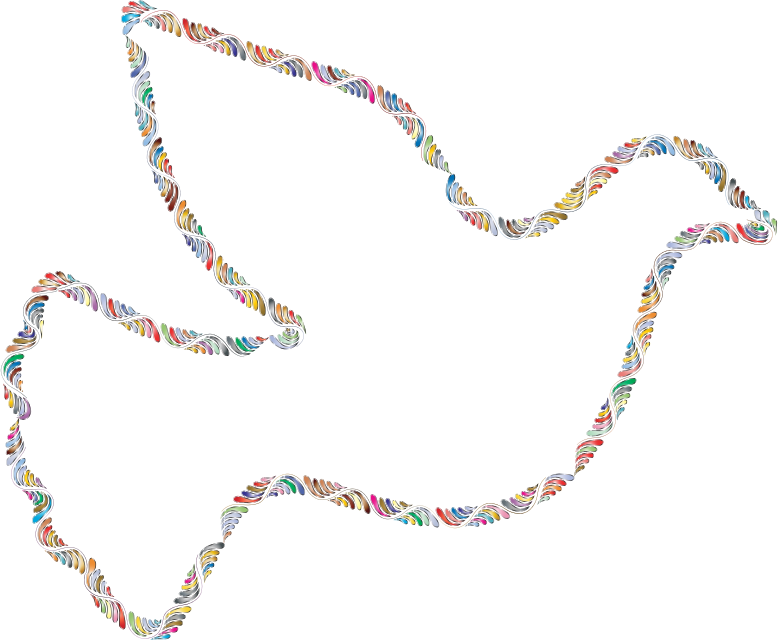 Medium Image - Peace Dove Drawing (778x640), Png Download