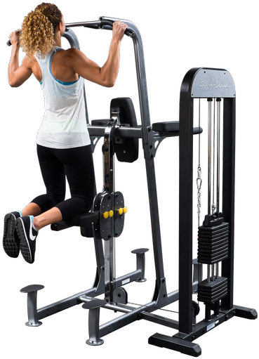 Pro Select Weight Assisted Chin Dip Machine - Fcd Stk Body Solid (600x600), Png Download