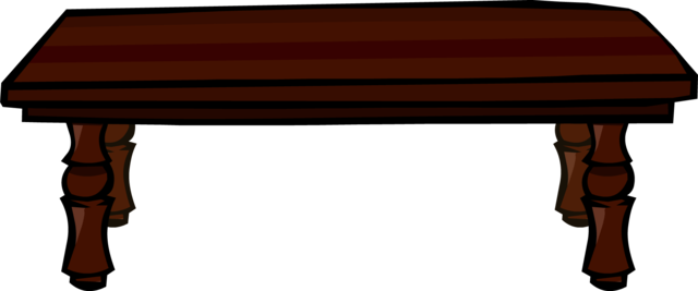 Rosewood Dinner Table - Dinner Table Png (640x267), Png Download