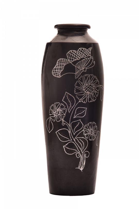 Bottle Neck Flower Vase - Vase (540x810), Png Download
