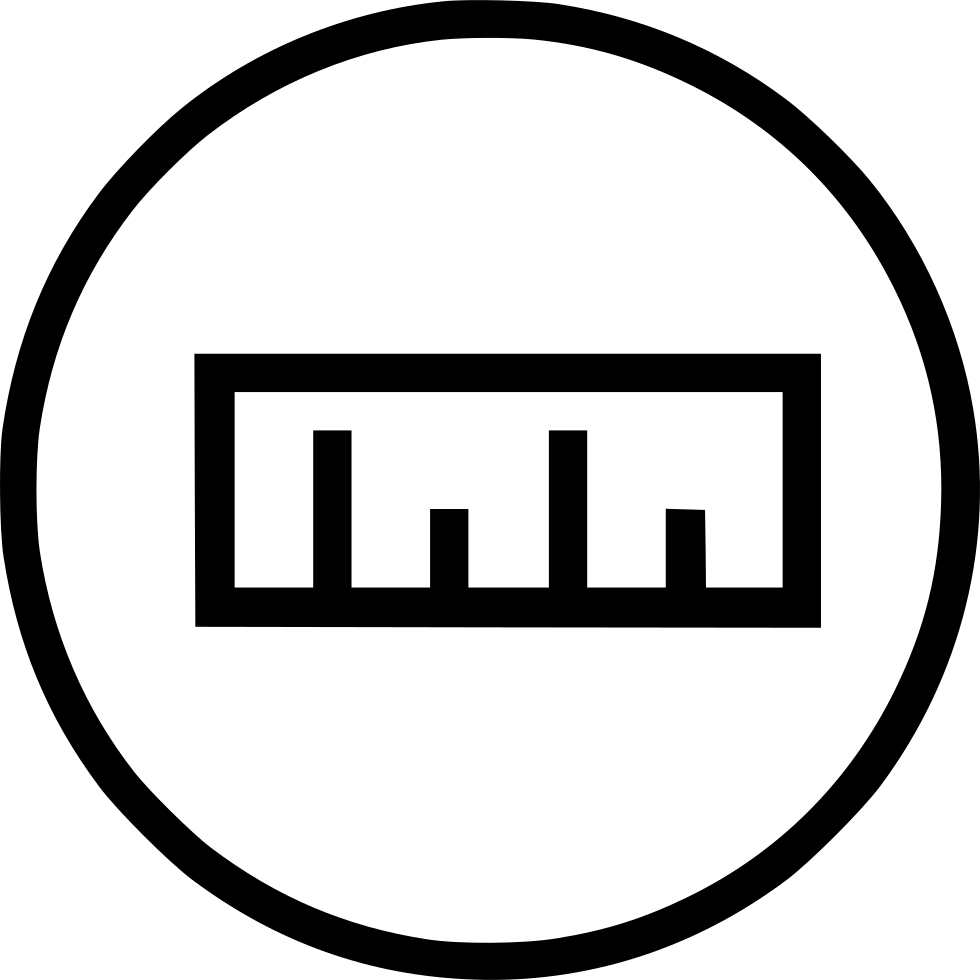 Measure Scale Measurement Ruler - Measurement Icon Free (980x980), Png Download