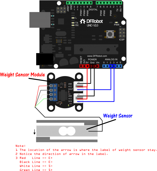 Hx711 4 - Arduino (650x740), Png Download