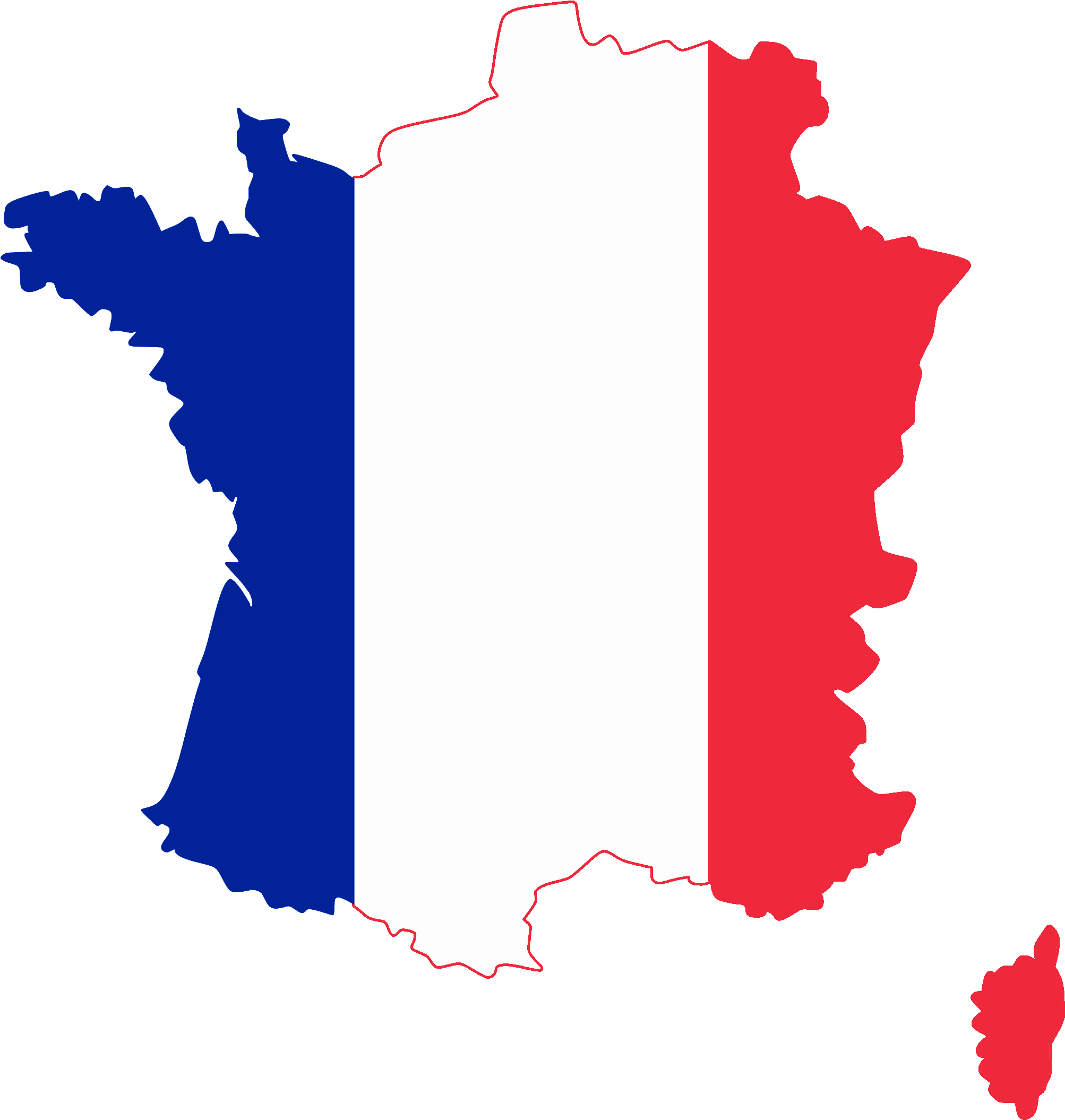 Download Png French - France Map Black Vector (2213x2324), Png Download