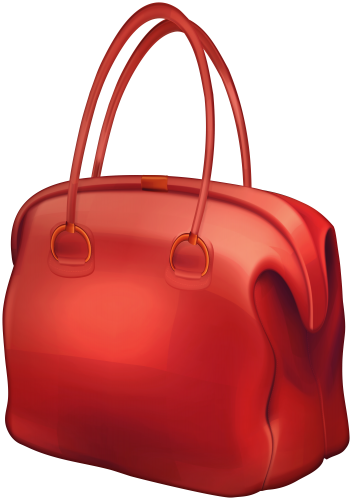 Red Bag Png Clip Art - Bolso De Hombro Para Mujer (352x500), Png Download