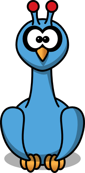 Peacock Clip Art (294x599), Png Download