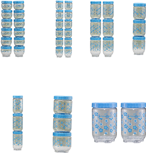 Princeware 41 Pcs Stack & Lock Container - Container (350x480), Png Download