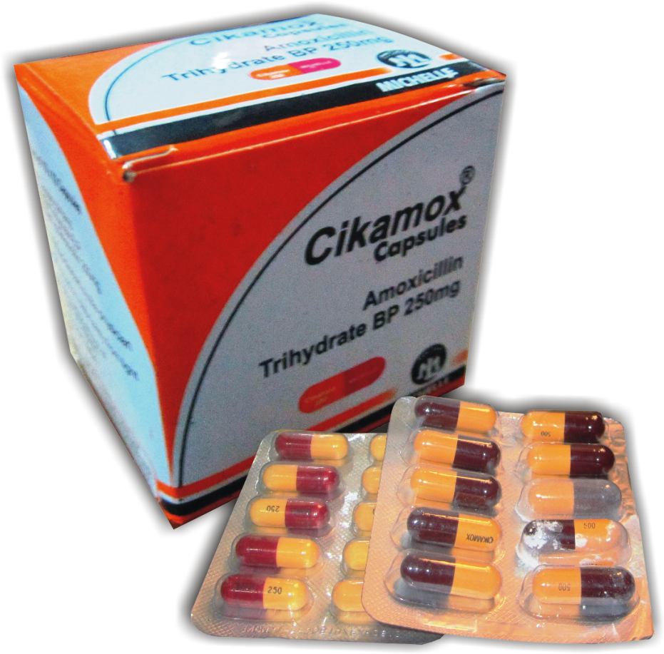 Cikamox Capsules - Capsule (939x916), Png Download
