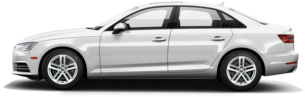 2016 Audi A4 White 2017 Audi A4-side - 2010 Toyota Corolla 4dr Sedan Le (600x600), Png Download