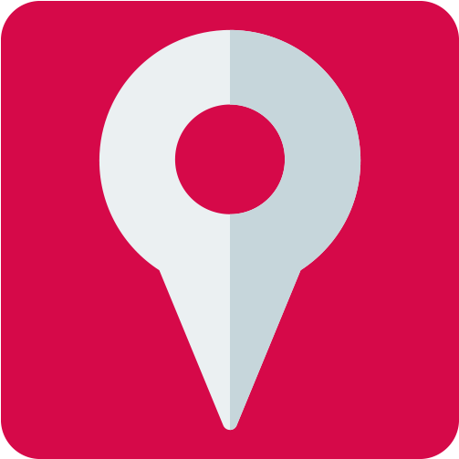 Flat Location Icon Symbol, Location Clipart, Flat, - Icon (800x800), Png Download