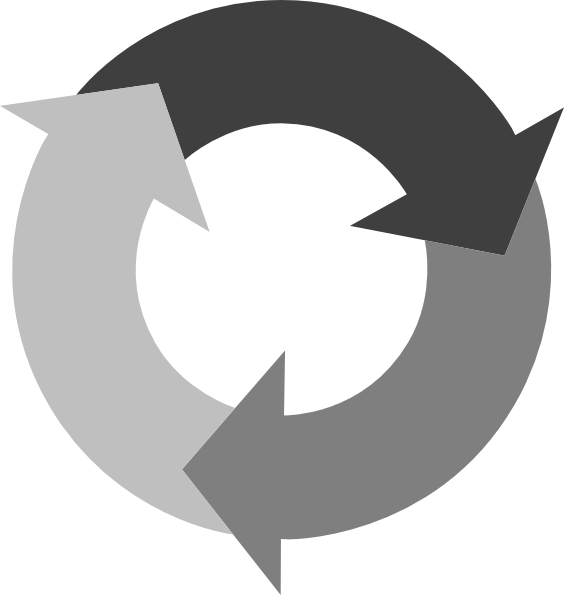 Holi Clip Art - Circular Arrows (564x595), Png Download