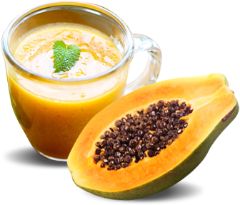 Yellow - Papaya (599x336), Png Download