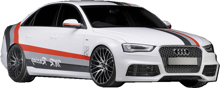 Audi A4 2012 Rgr Styling Fibreglass (frp) - Car (851x447), Png Download