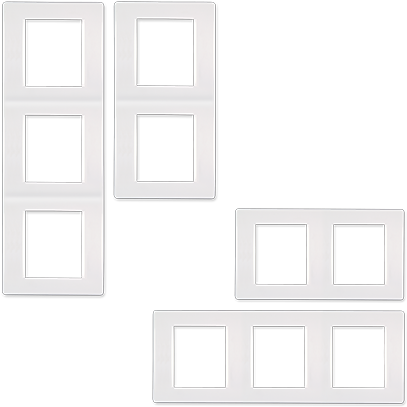 Thermoplastic Multi-gang Cover Frames - Illustration (430x430), Png Download