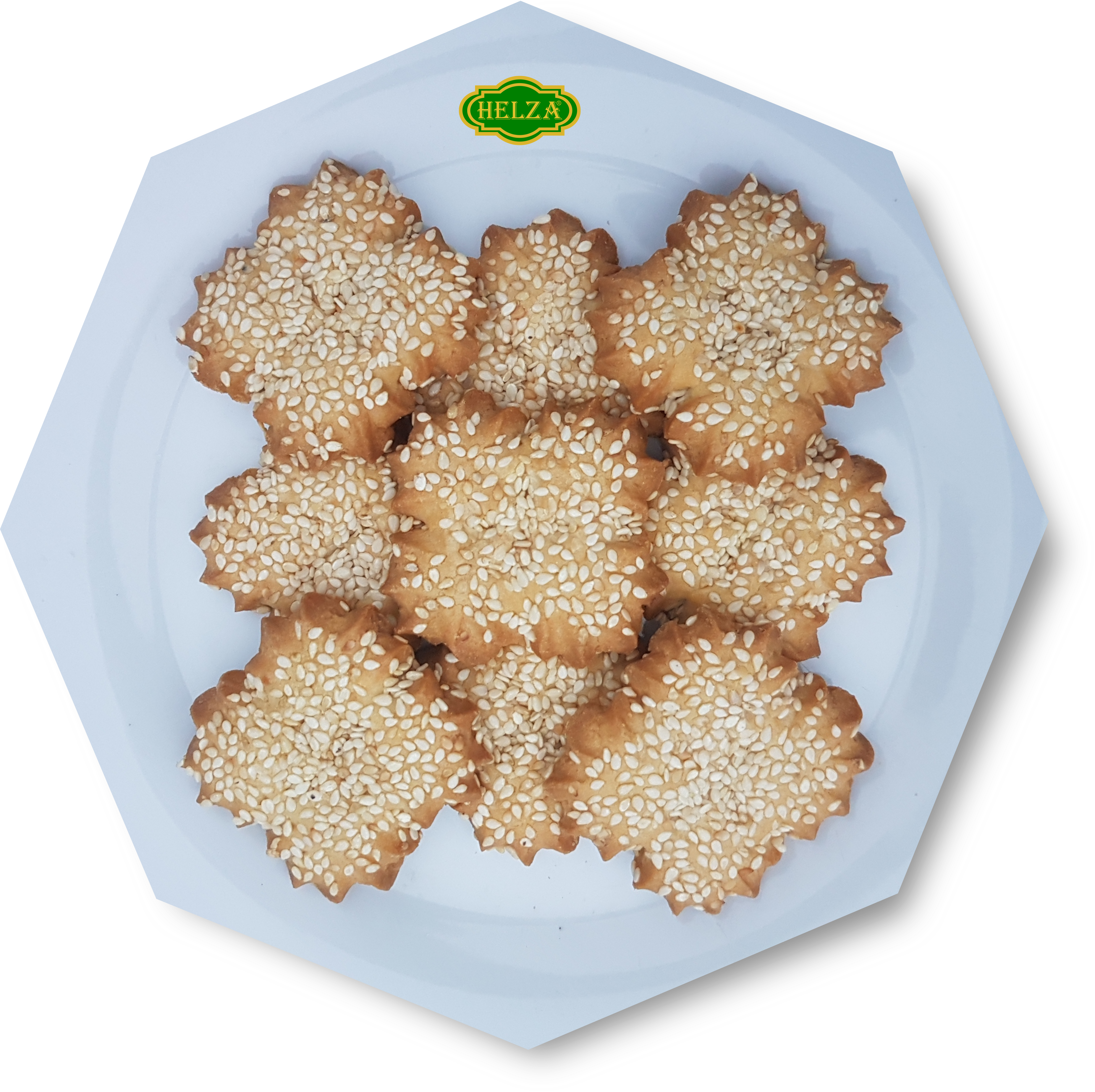 Sesame Cookie - Cookie (3703x3692), Png Download