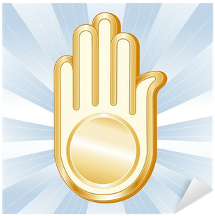 Golden Ahimsa, Icon Of The Jain Faith - Doctrines Of Jainism (400x400), Png Download
