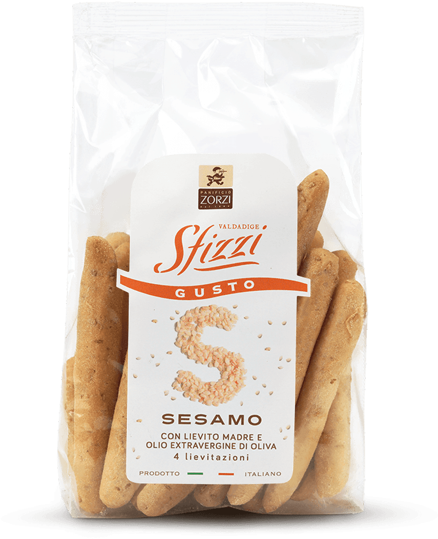 Sesame Sfizzi Mini Breadsticks - Sesame (950x1440), Png Download
