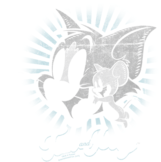 Tom And Jerry Classic Pals Men's Slim Fit T-shirt - Illustration (600x584), Png Download