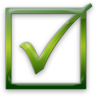 Green Check Mark In Box Png (420x420), Png Download