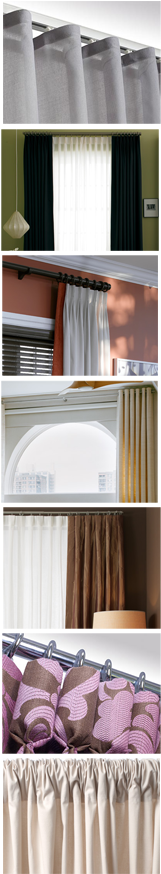 Types Of Curtains - Pinch Pleat Drapes (200x873), Png Download