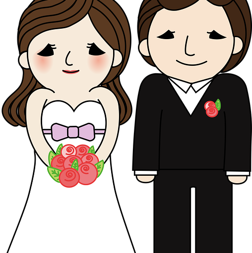 Wedding Couple - Quotes Tom Jerry (508x511), Png Download