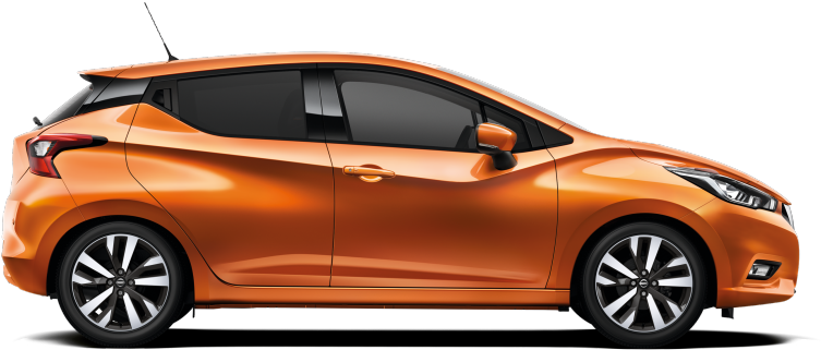 The Audacious City Car - Nissan New Car (869x336), Png Download