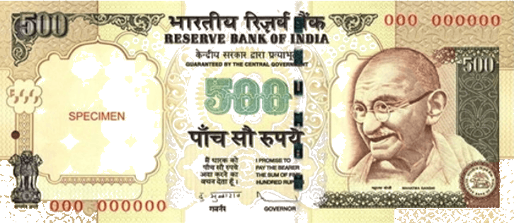 Image Shows The Rs - Old Notes Of India (726x316), Png Download