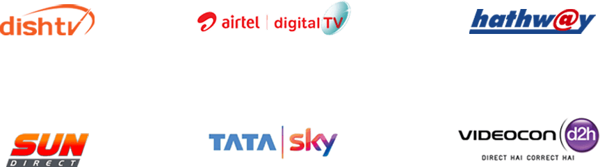 Supports Over 3500 Dth/ Cable Providers Including Airtel - Videocon D2h (863x241), Png Download