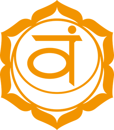 Sacral Chakra - - 7 Chakra Symbols (400x455), Png Download