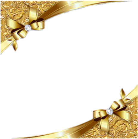 Gold Borders And Frames (509x486), Png Download