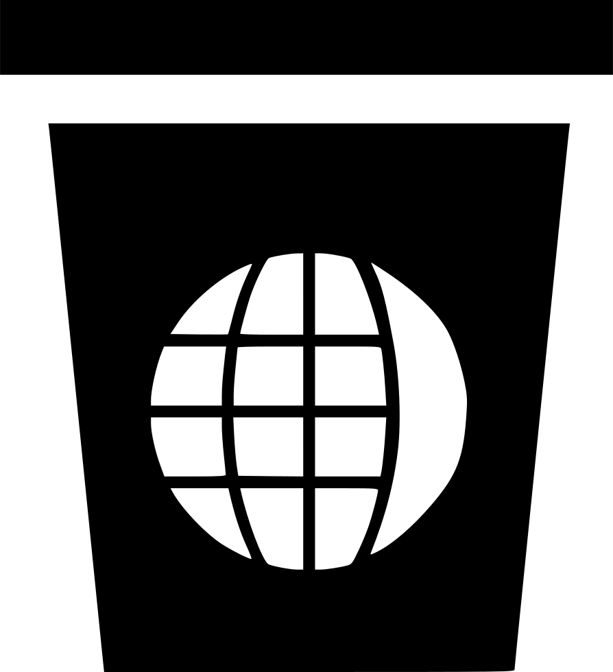 Globe Dustbin Dust Bag Comments - Trending World (894x980), Png Download