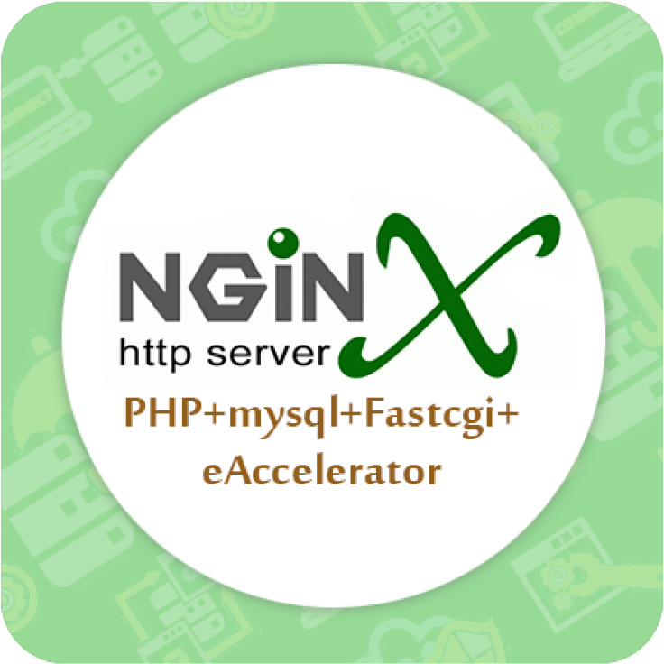 "nginx Php Mysql Fastcgi Eaccelerator Webmin " Lnmp - Nginx Web Server (800x800), Png Download