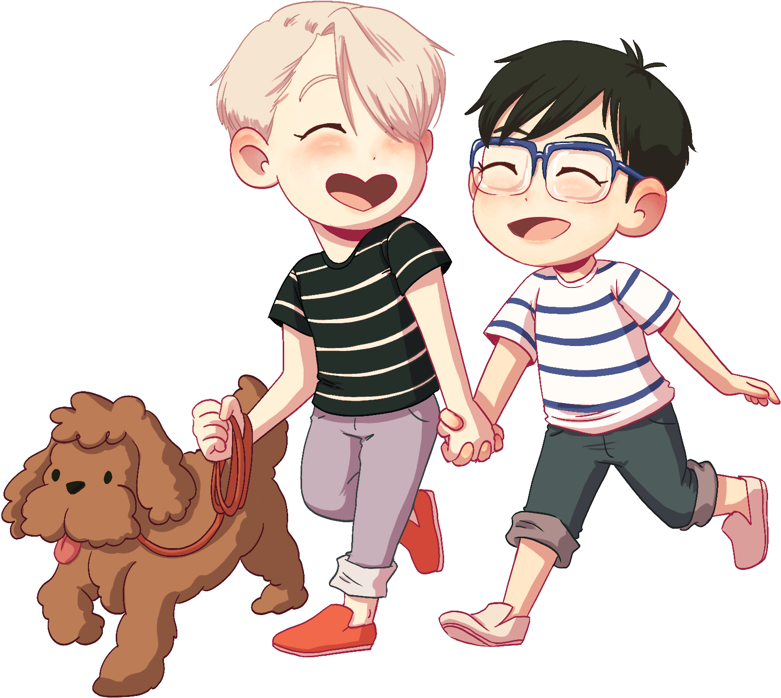Makkachin Walk - Thumbnail - Art (1949x1754), Png Download
