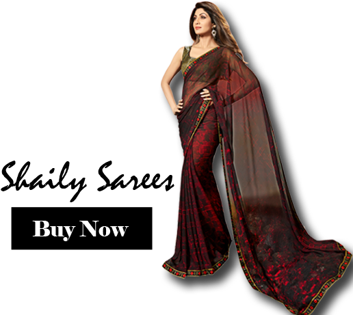 Designer Sarees - Designer Saree (540x460), Png Download