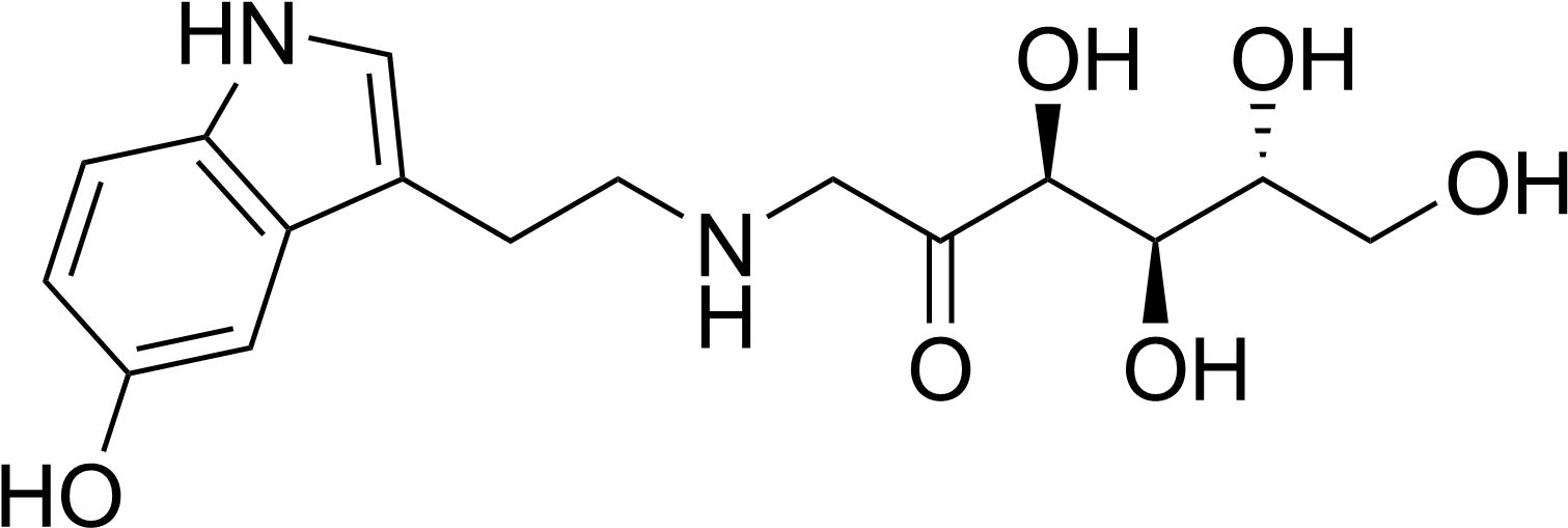 File - Desoxyfructo-serotonin - N Ε Acetyl L Lysine (1538x523), Png Download
