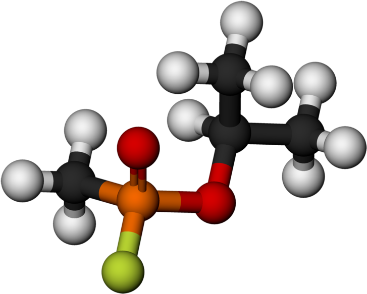 Sarin Molecule (744x600), Png Download