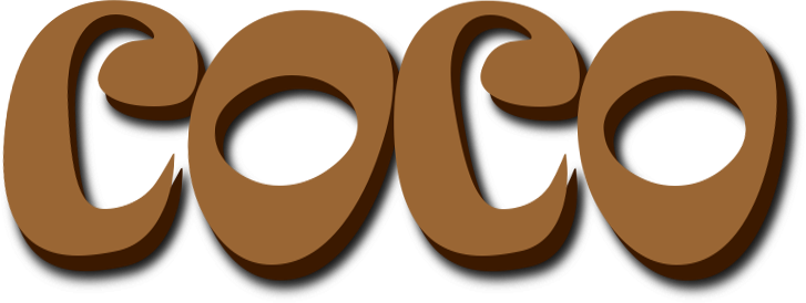 Cafe Coco - Coco Word (727x274), Png Download