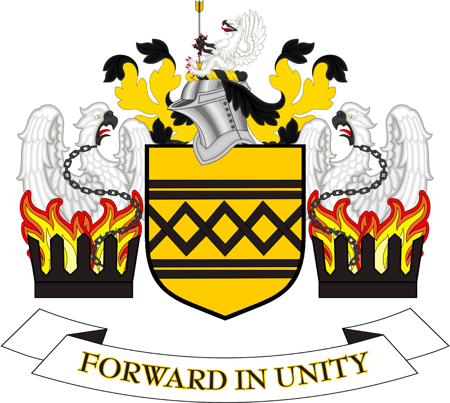 West Midlands County, England, United Kingdom - Coat Of Arms (1500x1396), Png Download
